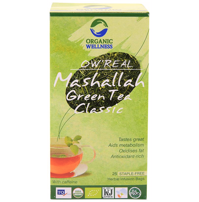 Organic Wellness OW' Real Mashallah Green Tea Classic