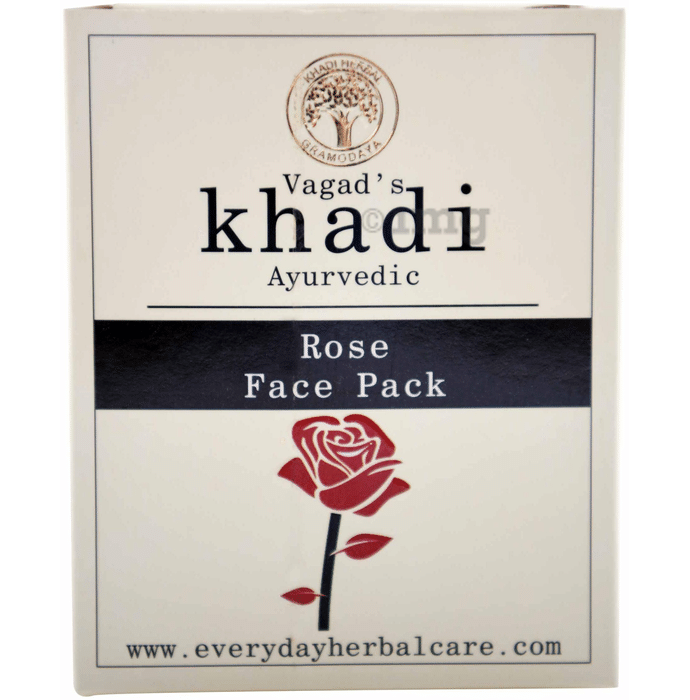 Vagad's Khadi Rose Face Pack Powder