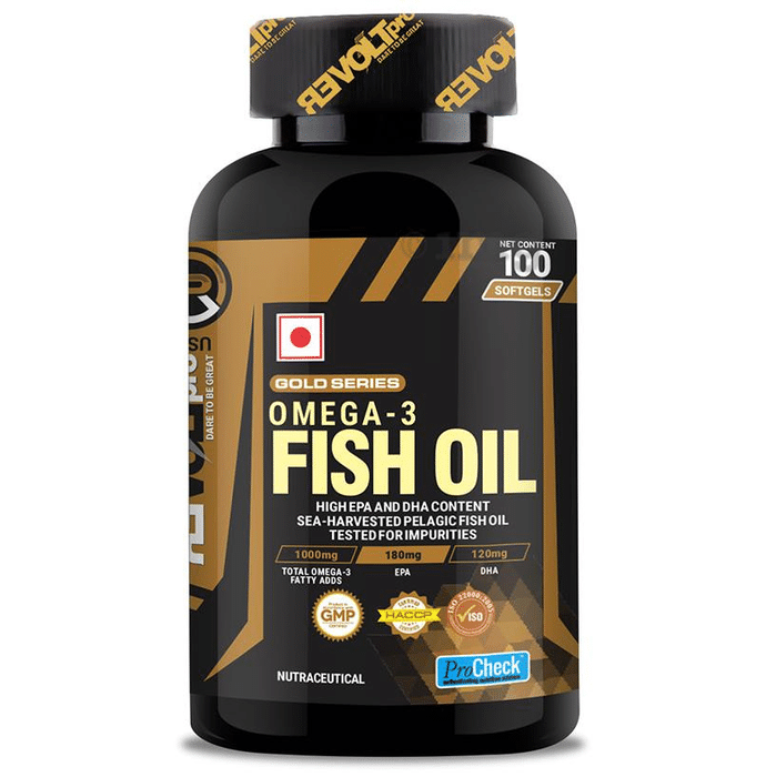 Revoltpro Omega 3 Fish Oil Softgels