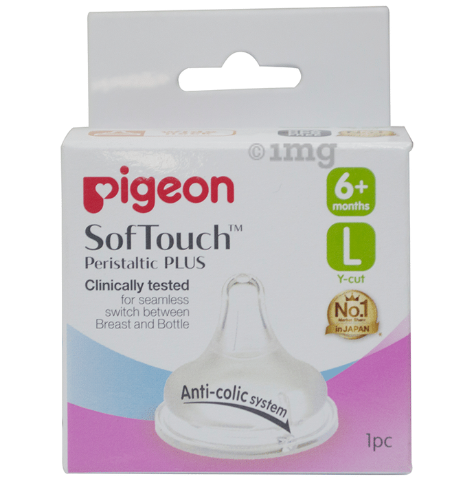 Pigeon Softouch Peristaltic Plus Nipple Large