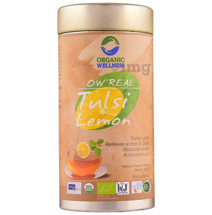 Organic Wellness OW' Real Tulsi Herbal Infusion Blend Lemon