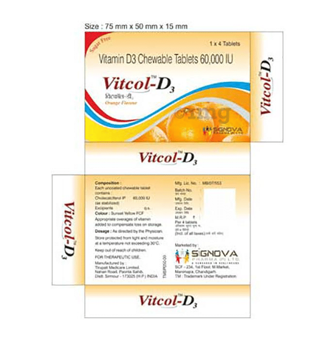 Vitcol D3 Tablet