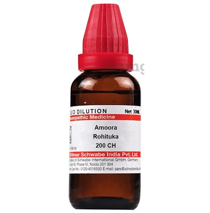 Dr Willmar Schwabe India Amoora Rohituka Dilution 200 CH