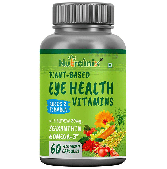 Nutrainix Plant-Based Eye Health Vitamins Vegetarian Capsule