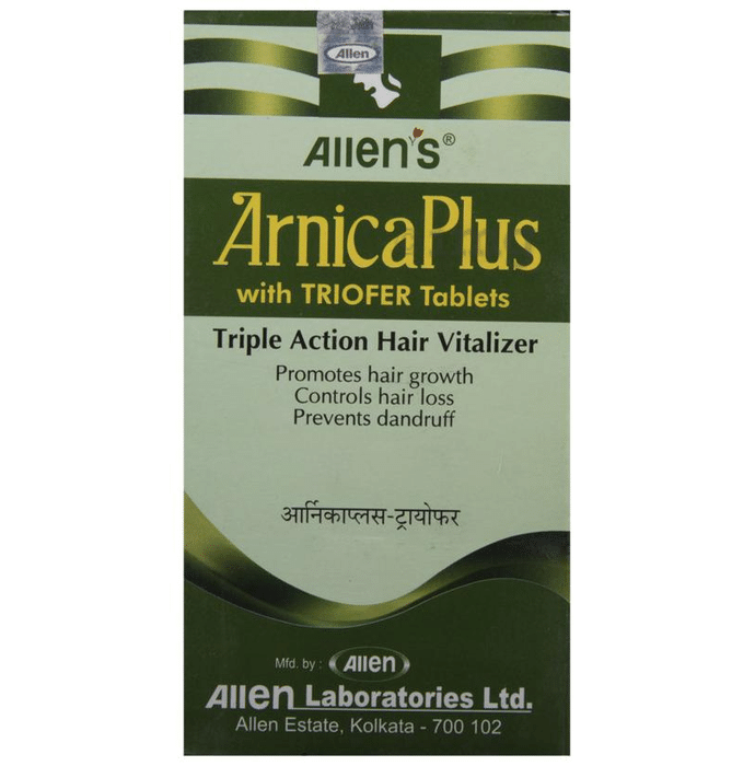 Allen Laboratories Arnica Plus (Hair Vitalizer 100 Ml+ Triofer 50 Tablets) Kit
