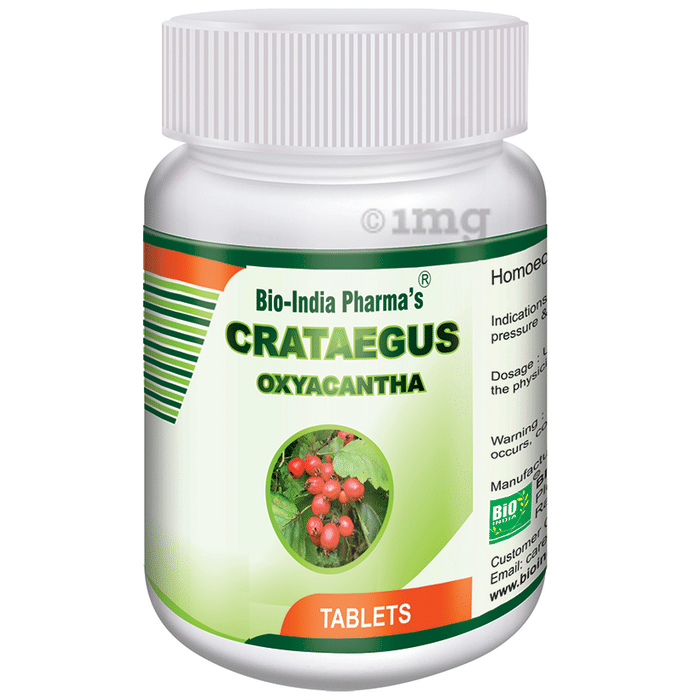 Bio India Crataegus Oxyacantha Tablet