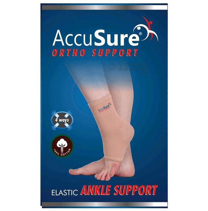 AccuSure A-9 Elastic Ankle Support Large