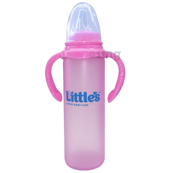 Little's Care - Glass Sipper Pink