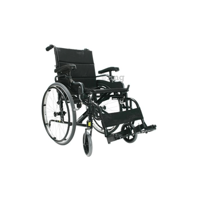 Karma KM 8520 Multi Functional Black with Rimmed Wheels Manual Wheelchair