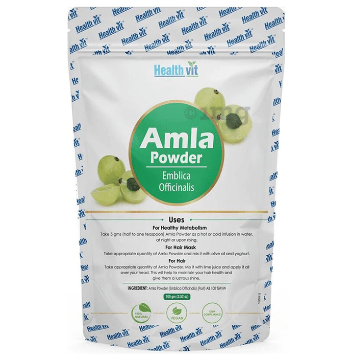 HealthVit Natural Amla (Emblica Officinal's) Powder