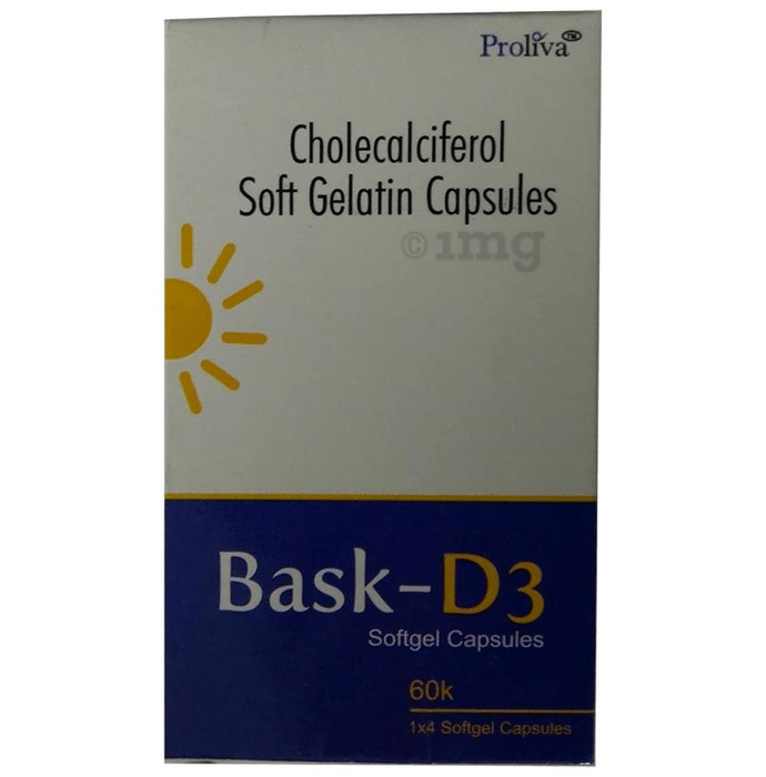 Bask-D3 Soft Gelatin Capsule