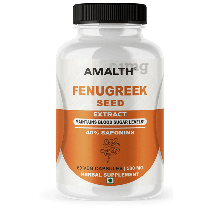 Amalth Fenugreek Seed Extract Veg Capsules
