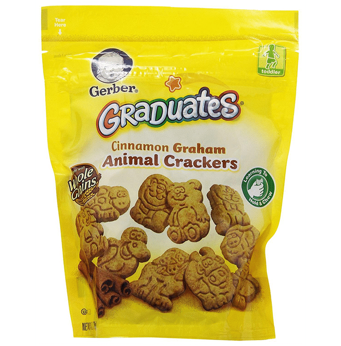 Gerber Graduates Animal Crackers Cinnamon Graham