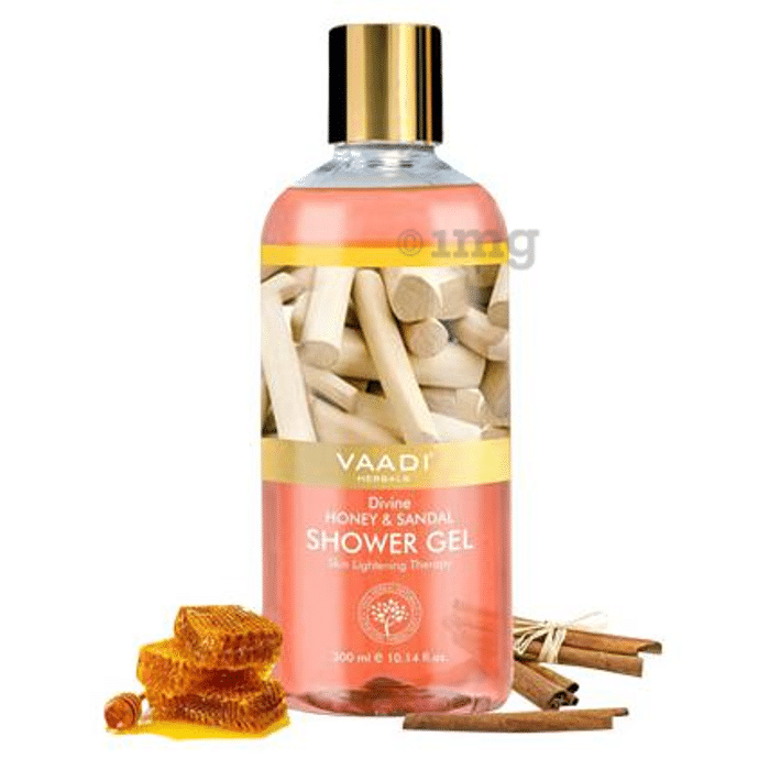 Vaadi Herbals Divine Honey & Sandal Shower Gel