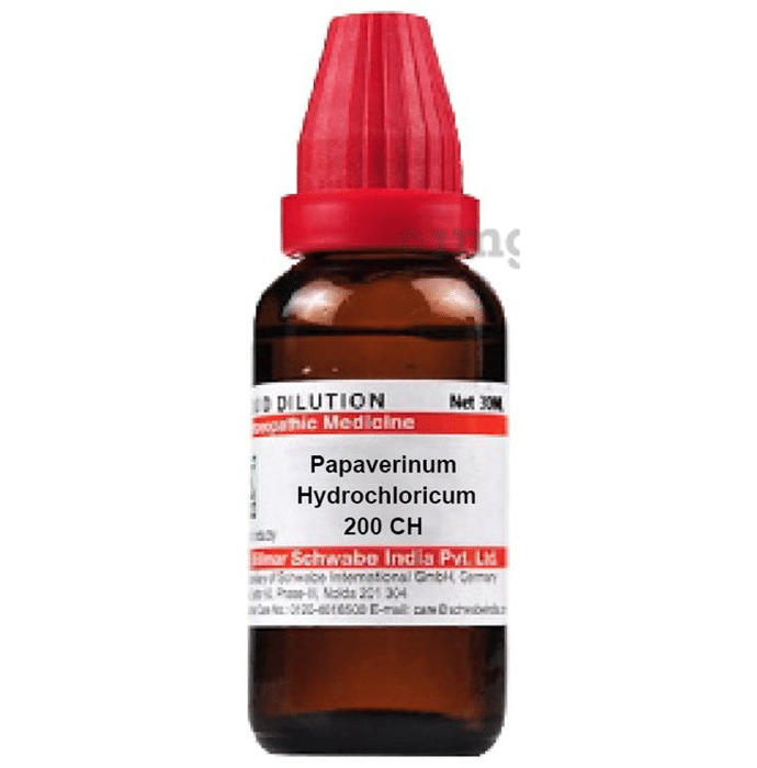 Dr Willmar Schwabe India Papaverinum Hydrochloricum Dilution 200 CH