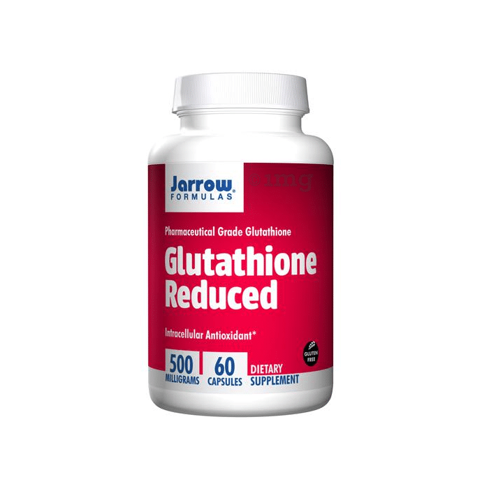 Jarrow Formulas Glutathione Reduced 500mg Capsule | Intracellular Antioxidant