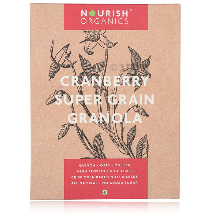 Nourish Organics Granola Cranberry Super Grain