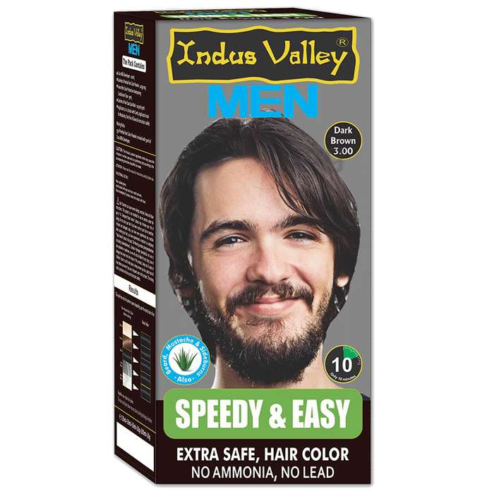 Indus Valley Speedy & Easy Men Hair Color Dark Brown