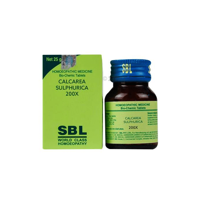 SBL Calcarea Sulphurica Biochemic Tablet 200X