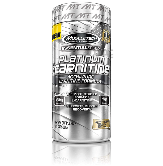 Muscletech Essential Series 100% Platinum Carnitine 500mg Capsule