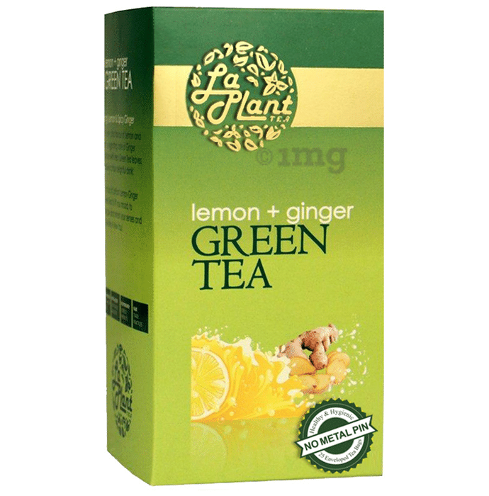 Laplant Lemon+Ginger Green Tea Bag