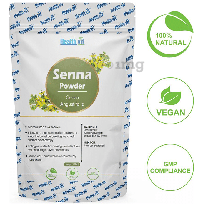 HealthVit Natural Senna (Cassia Angustifolia) Powder