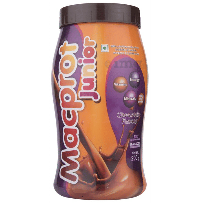 Macprot Junior Chocolate Buy jar of 200 gm Powder at best price in