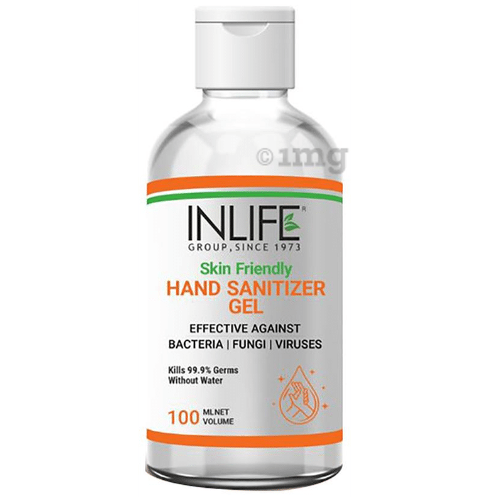 Inlife Skin Friendly Hand Sanitizer Gel (100ml Each)