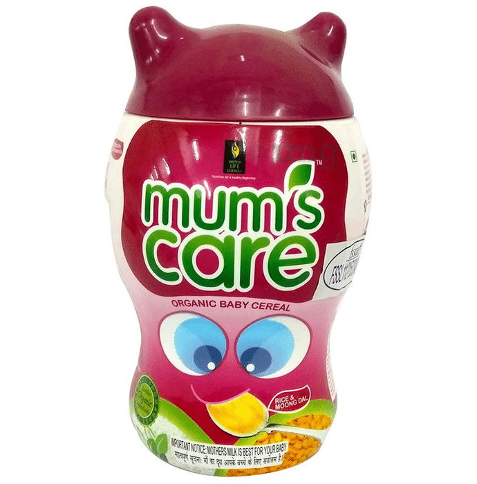 Mum's Care Organic Baby Cereal Rice and Moong Dal