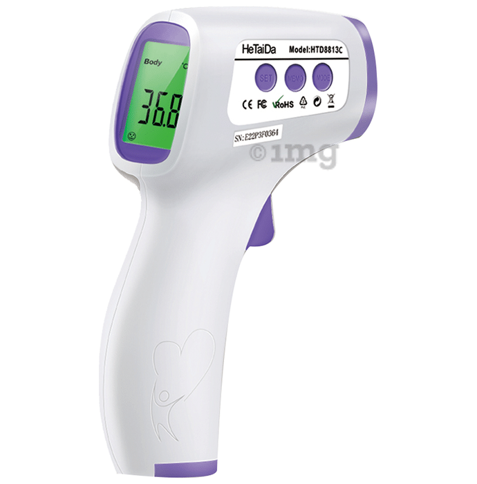 HeTaida HTD8813C Non-Contact Digital Infra Red Body Thermometer
