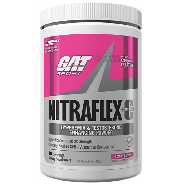 GAT Sport Nitraflex Plus C Powder Cotton Candy