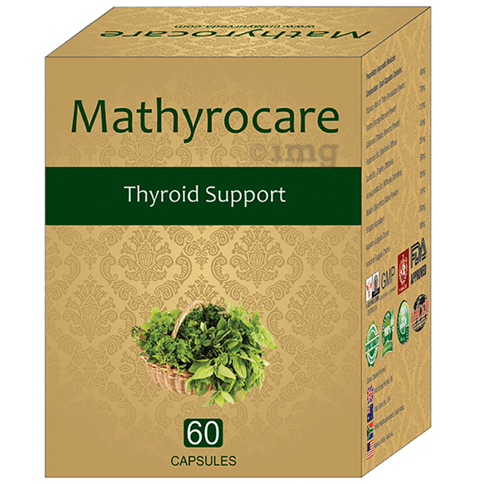 Nutriley CRD Ayurveda Mathyrocare Thyroid Control 500mg Capsule
