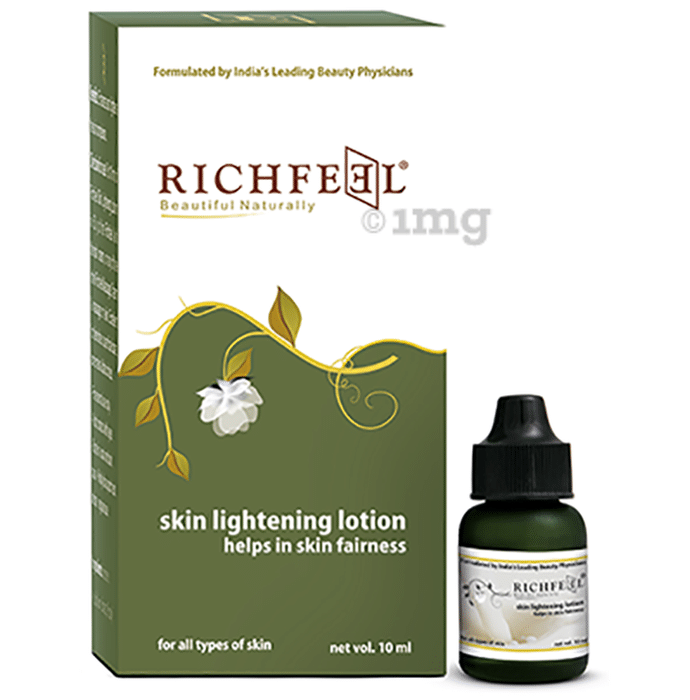 Richfeel Skin Lightening Lotion - Reduces Pigmentation, Lightens Skin