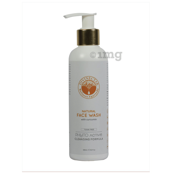 Divinectar Natural Face Wash with Curcumin