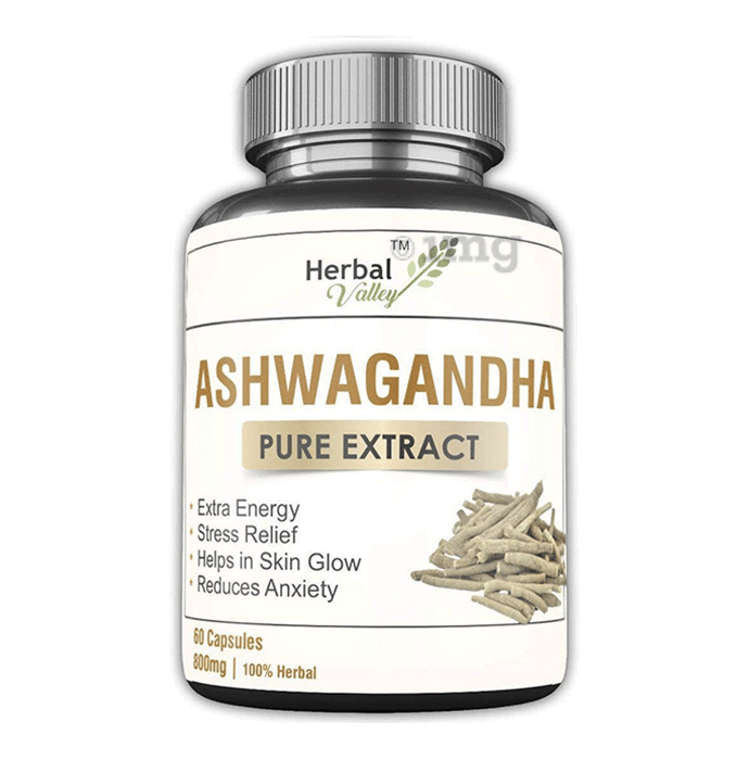Herbal Valley Ashwagandha Pure Extract 800mg Capsule