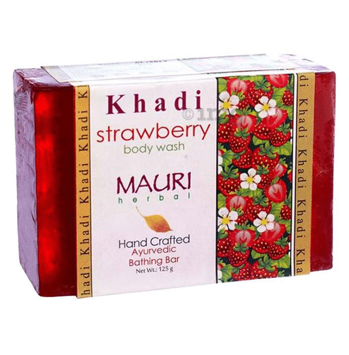 Khadi Mauri Herbal Strawberry Soap