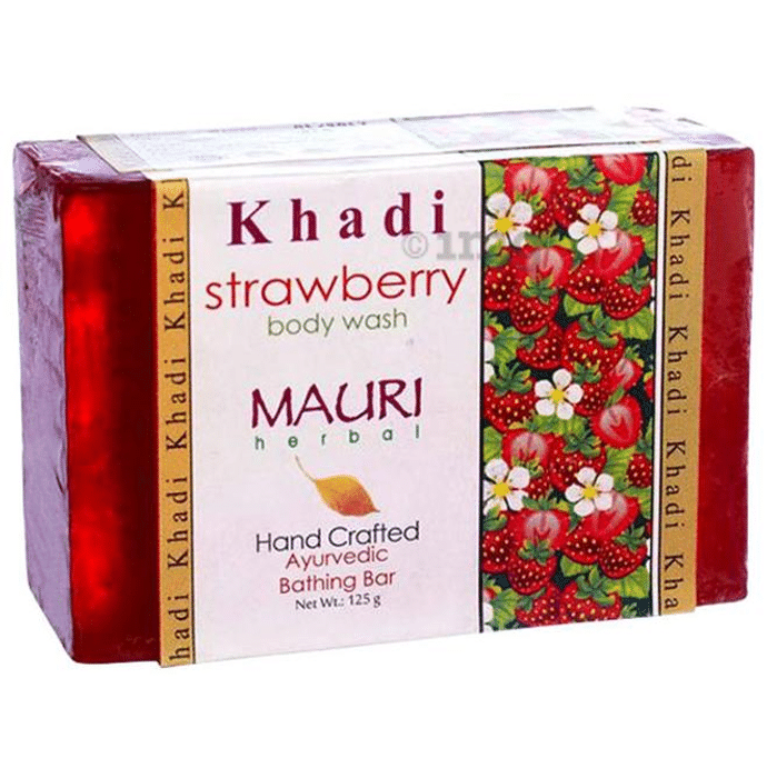 Khadi Mauri Herbal Strawberry Soap