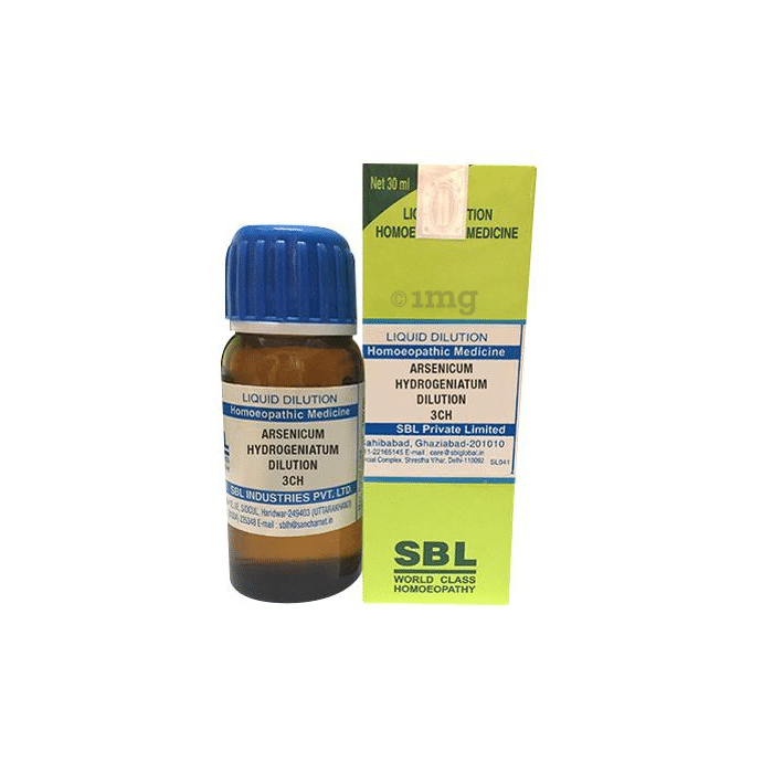 SBL Arsenicum Hydrogeniatum Dilution 3 CH