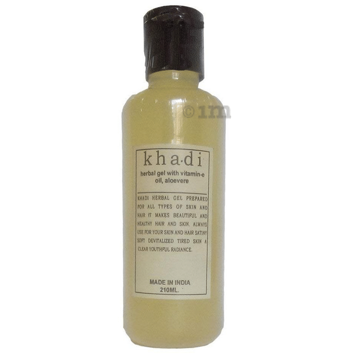 Khadi Herbal Gel with Vitamin-E Oil, Aloevera