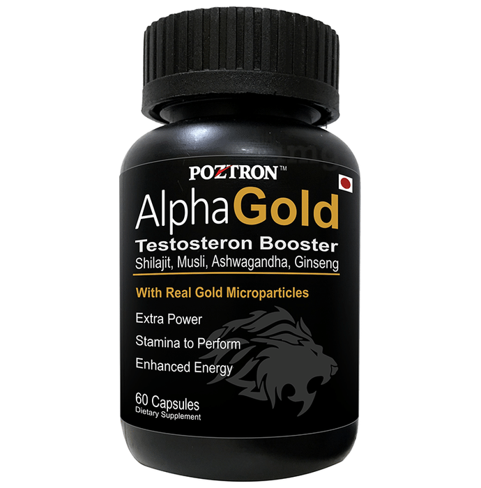 Poztron Alpha Gold Testosterone Booster Capsule