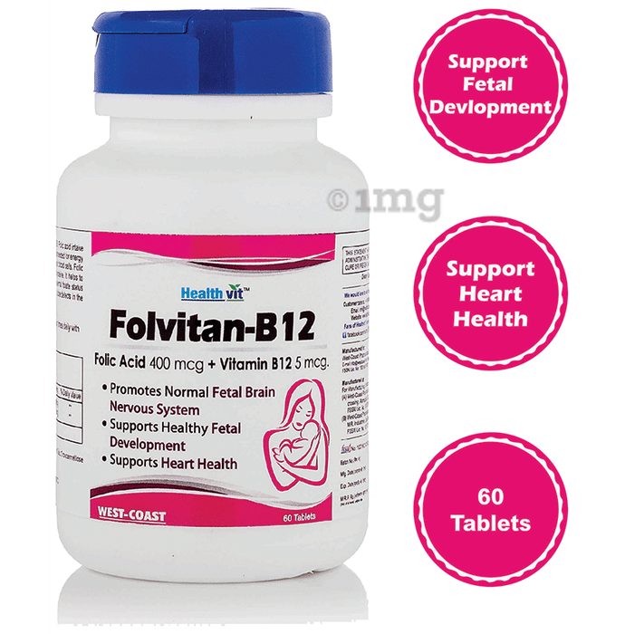 HealthVit Folvitan-B12 Tablet