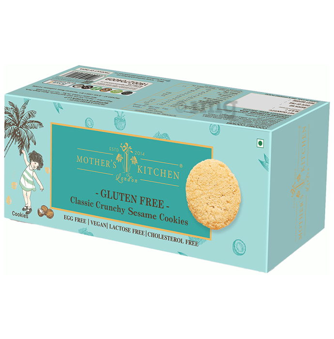 Mother's Kitchen Gluten Free Classic Crunchy Cookie Sesame Pack of 2