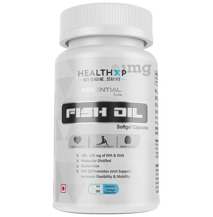 HealthXP Fish Oil Softgel Capsules