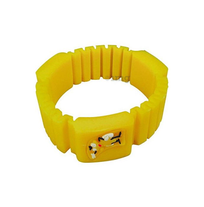 Surety for Safety Mosquito Repellent Bracelet Yellow