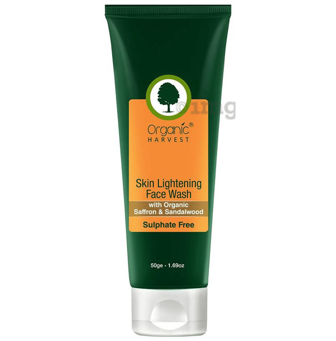Organic Harvest Skin Lightening Sulphate Free Face Wash