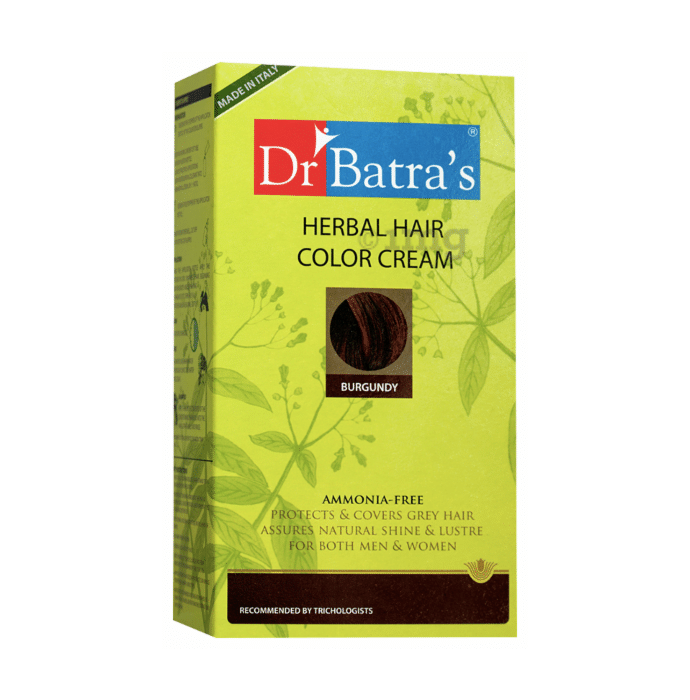 Dr Batra's Herbal Hair Color Cream Burgundy