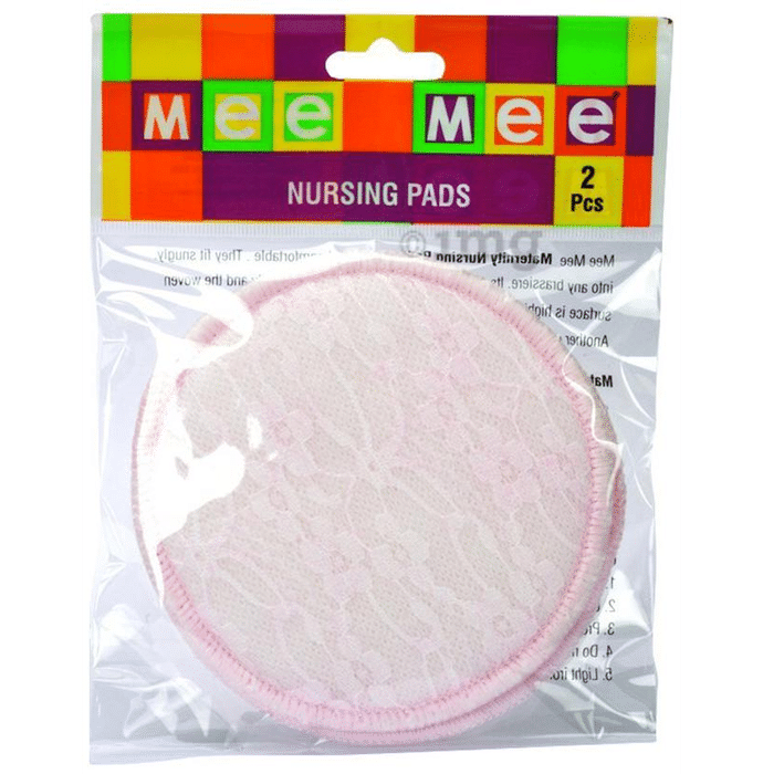 Mee Mee Washable Cotton Maternity Breast Pads Pink