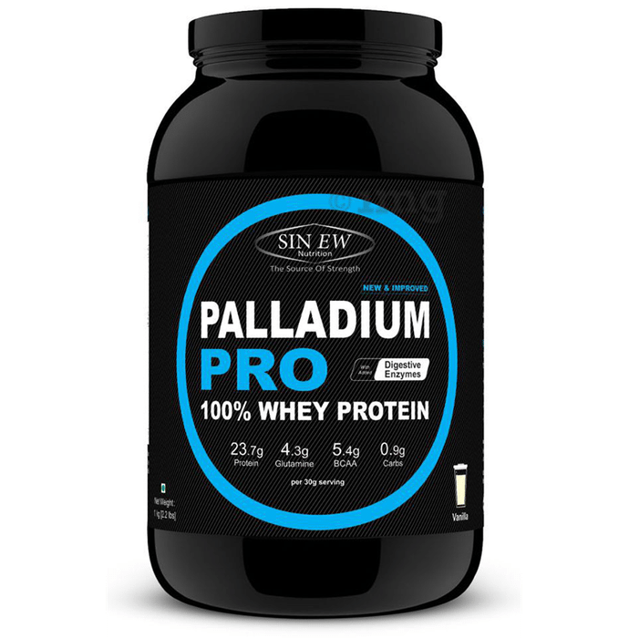 Sinew Nutrition Palladium Pro 100% Whey Protein with Digestive Enzymes Vanilla