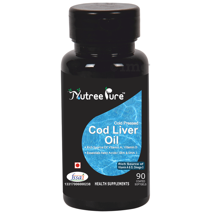 Nutree Pure Cod Liver Oil Coated Softgels