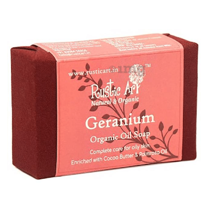 Rustic Art Geranium Organic Oil Soap